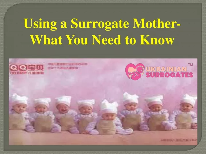 using a surrogate mother what you need to know