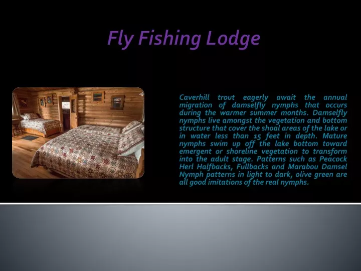 fly fishing lodge