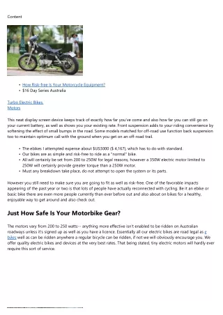 The Comprehensive Overview To Electric Bikes.