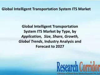 global intelligent transportation system its market