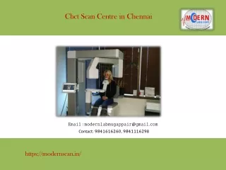 Cbct Scan Centre in Chennai