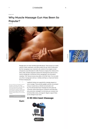 massage guns why muscle massage gun has been