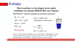 Enthalpy