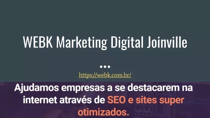 webk marketing digital joinville