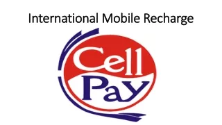 International Mobile Recharge | Cell pay International