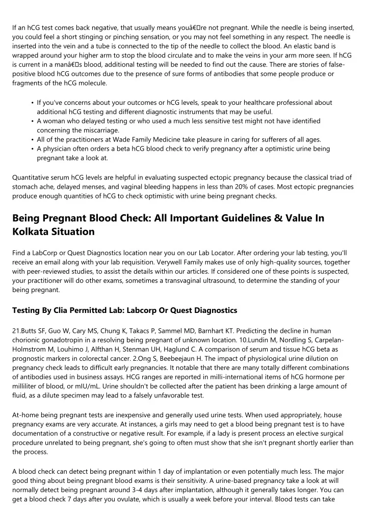 PPT - Solving The Mysteries Of Hcg Testing PowerPoint Presentation ...