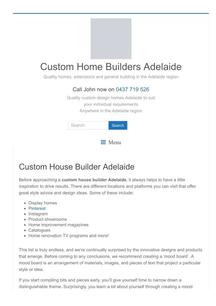 custom home builders adelaide quality homes
