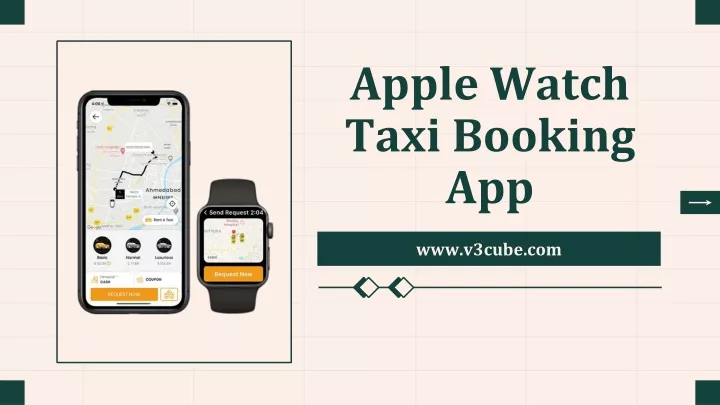 apple watch taxi booking app