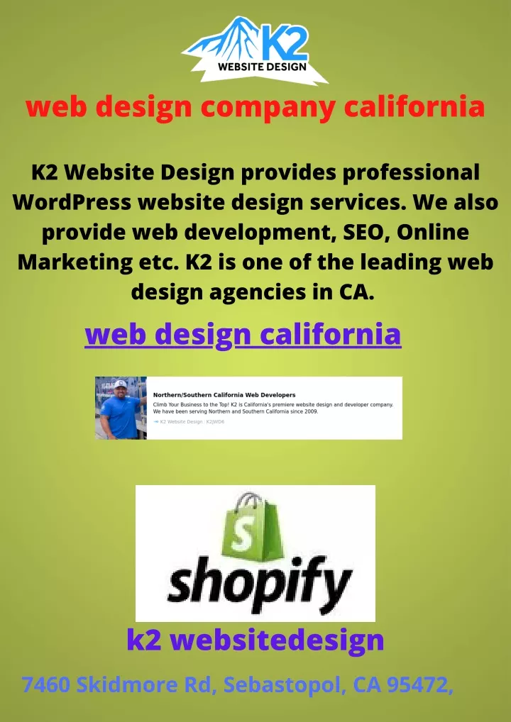 web design company california