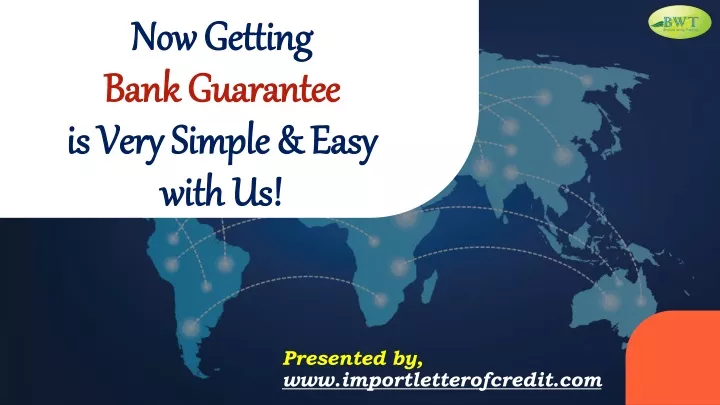 now getting bank guarantee is very simple easy with us