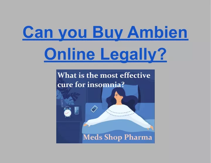 can you buy ambien online legally