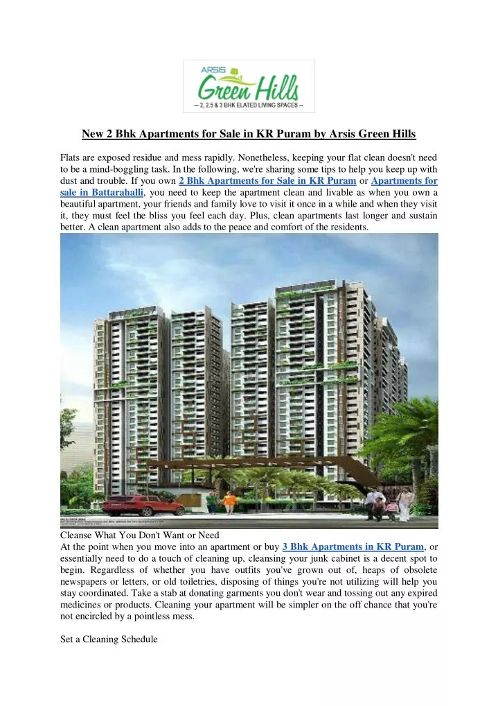 new 2 bhk apartments for sale in kr puram