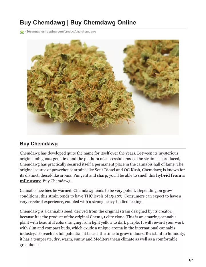 buy chemdawg buy chemdawg online