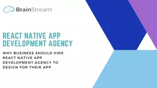 react native app development agency