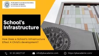 How Does a Schools Infrastructure Effect A Child's development