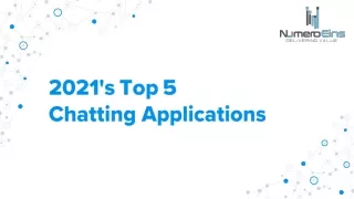 2021's Top 5 Chatting Applications