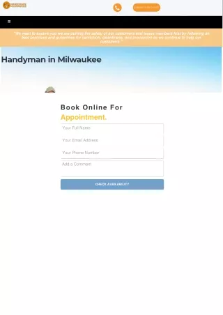 Handyman in Milwaukee PDF