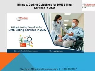 billing coding guidelines for dme billing