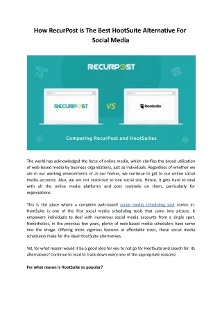 Hootsuite Alternatives | RecurPost Social Media Scheduler-converted