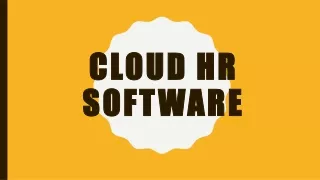 c loud hr software