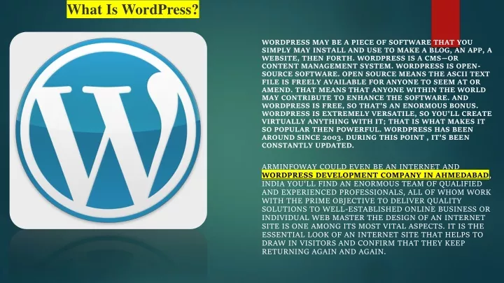 what is wordpress