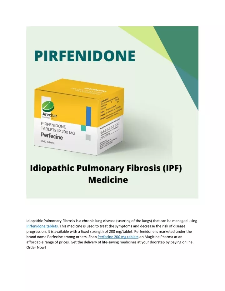 idiopathic pulmonary fibrosis is a chronic lung