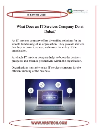 it services dubai