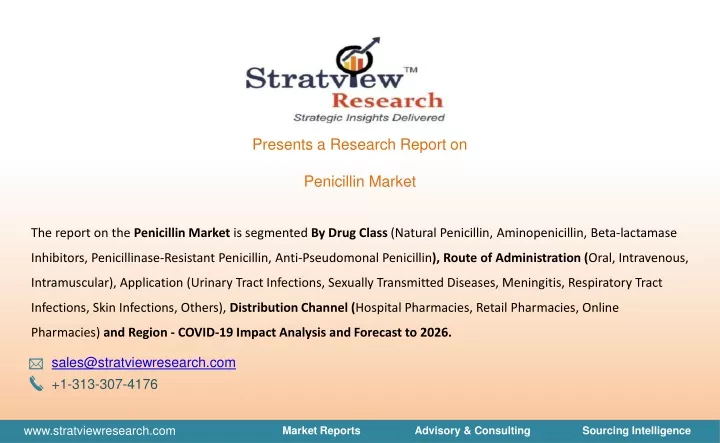 presents a research report on penicillin market