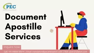 Documents apostille services