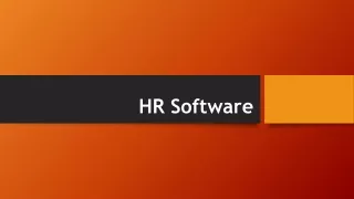 hr s oftware