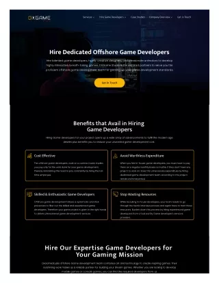How much does it cost to hire Game developers | DxGameStudio