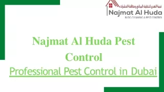 Professional Pest Control In Dubai | Huda Pest Control
