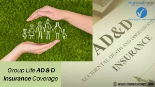 group life ad d insurance coverage
