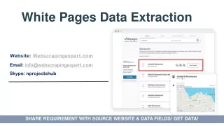 white pages data extraction