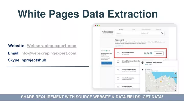 white pages data extraction