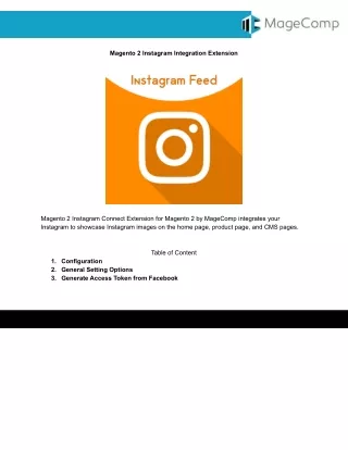 magento 2 instagram integration extension