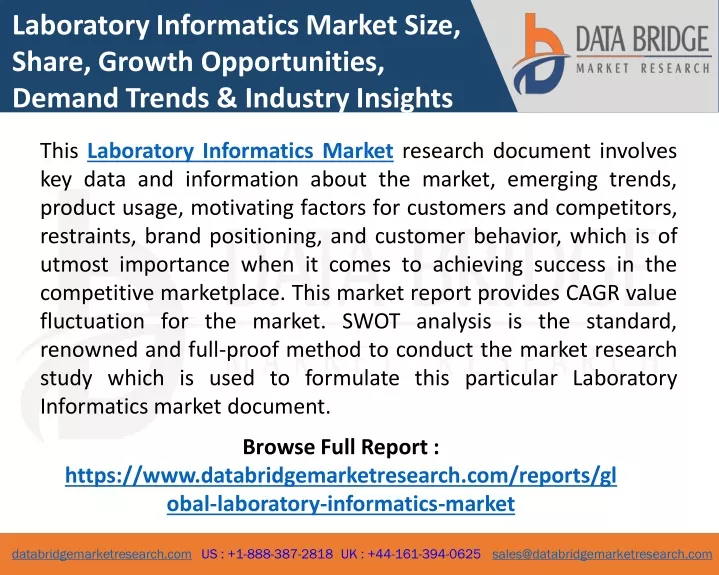 laboratory informatics market size share growth