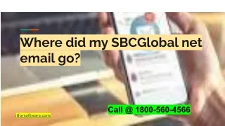 Where did my SBCGlobal net email go_
