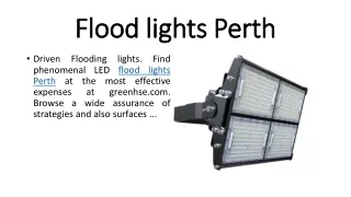 flood lights perth