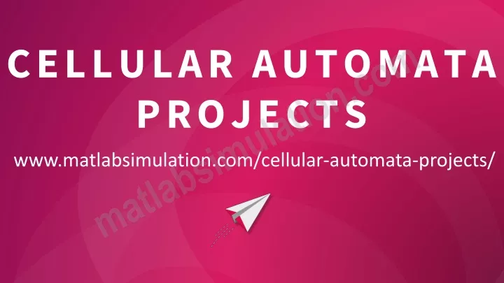 cellular automata projects