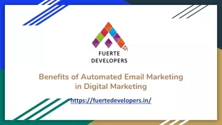 Benefits of Automated Email Marketing in Digital Marketing