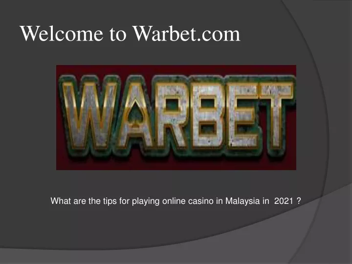 welcome to warbet com