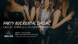 party bus rental dallas