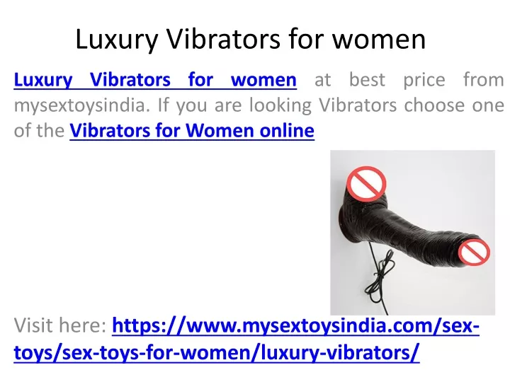 luxury vibrators for women
