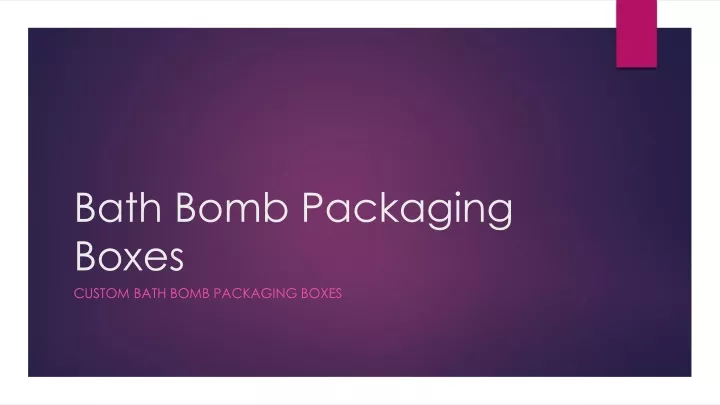 bath bomb packaging boxes