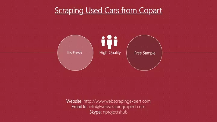 scraping used cars from copart