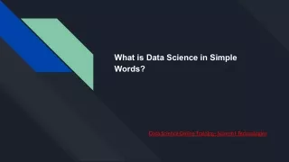 What is data science in simple words?