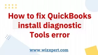 QuickBooks install diagnostic tool