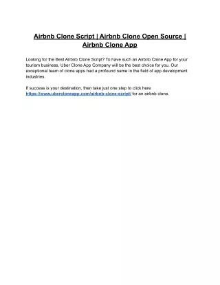airbnb clone script airbnb clone open source