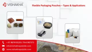 Flexible Packaging Pouches Important Applications